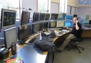 Centrum komputerowej kontroli w CERN