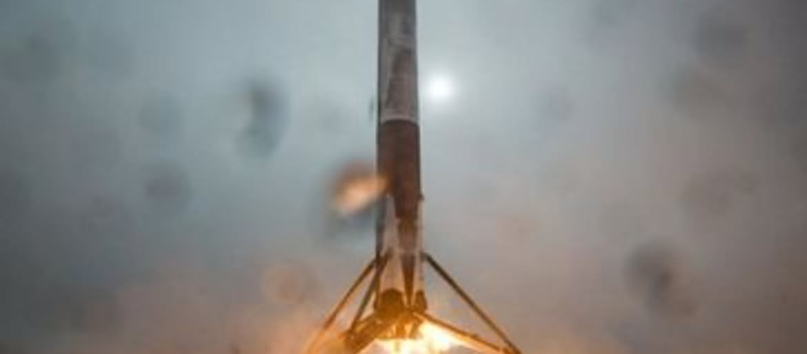 Pechowe lądowanie rakiety SpaceX 