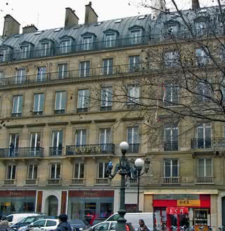Budynek, w którym dawniej mieściła się Café de la Régenc