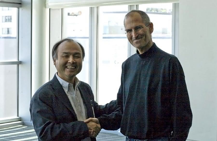 Masayoshi Son i Steve Jobs
