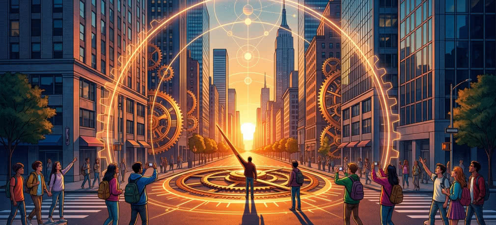 Zegar słoneczny z 1811 roku: Mechanizm Manhattanhenge 2026