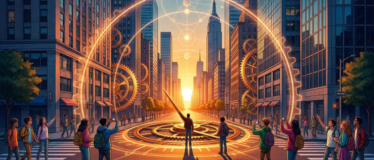 Zegar słoneczny z 1811 roku: Mechanizm Manhattanhenge 2026