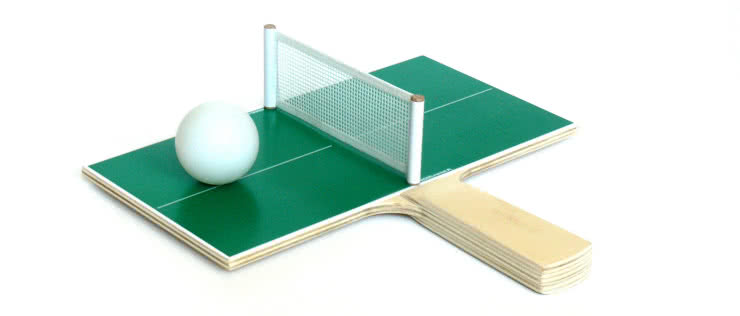Ping-ping - miniaturowy tenisowy kort singlowy