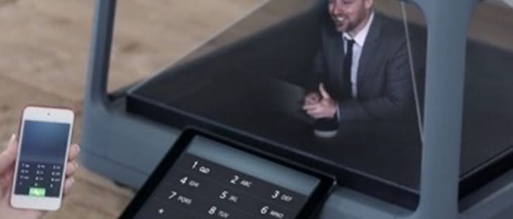Hologram ze smartfona lub tabletu