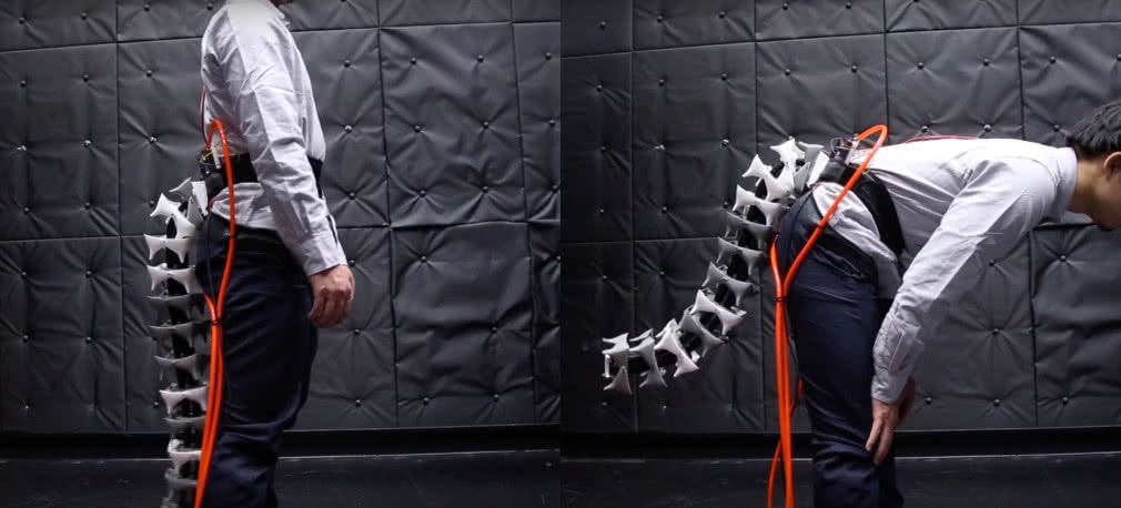 Mechaniczny ogon dla osób starszych