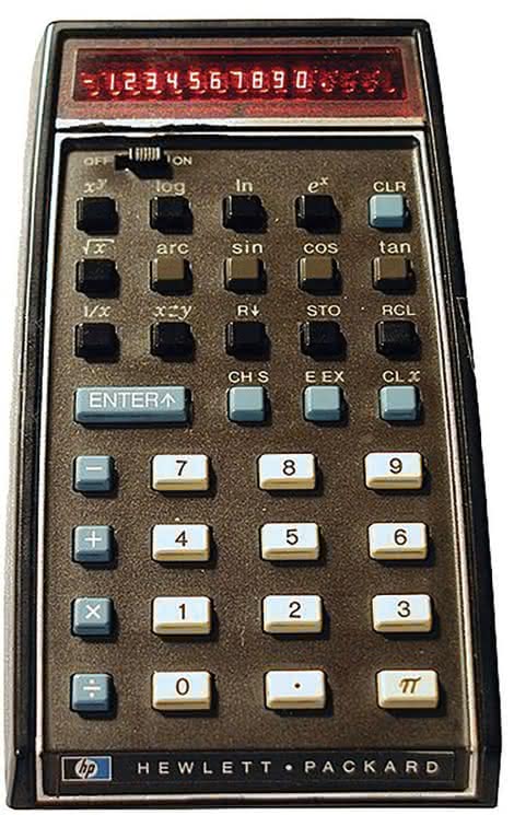 Kalkulator HP-35 z 1972 r.