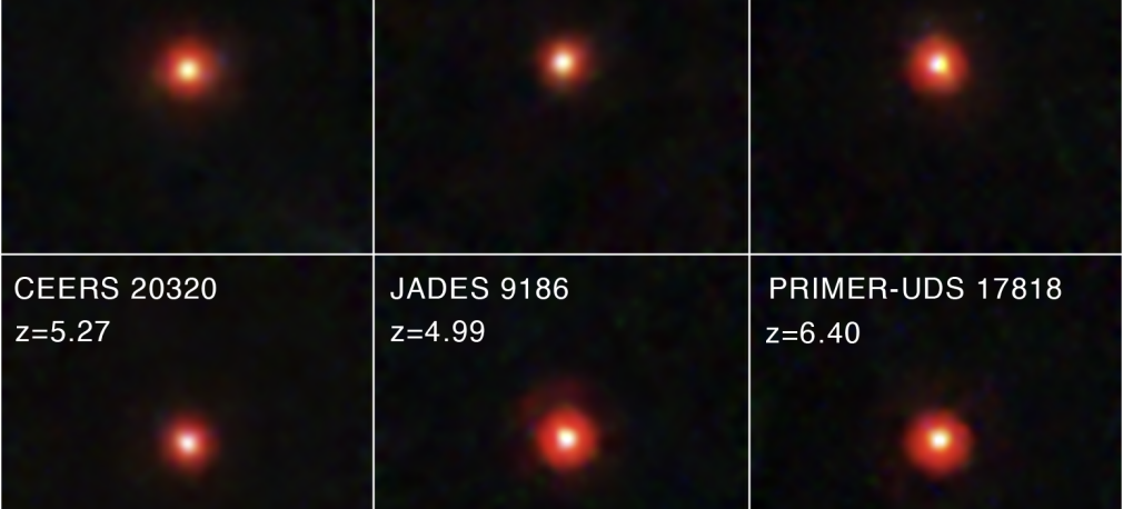 Astronomowie wyjaśniają małe czerwone kropki u zarania Wszechświata