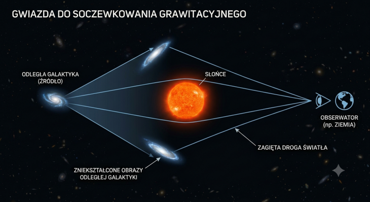 Luneta wyciągnięta na osiemdziesiąt miliardów kilometrów. Słońce jako wielki kosmiczny teleskop?