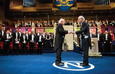 Wręczenie Nagrody Nobla Peterowi Higgsowi