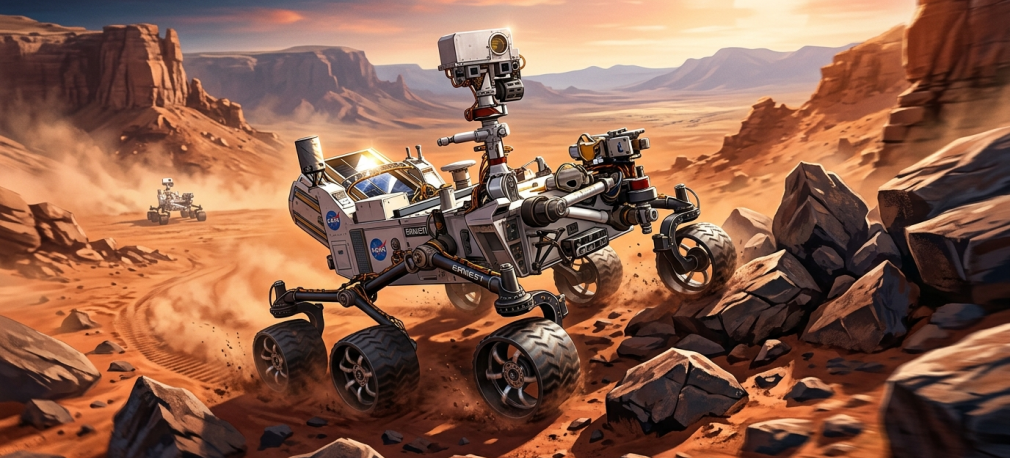 Dziesięciokrotnie szybszy od Perseverance: NASA testuje łazik ERNEST