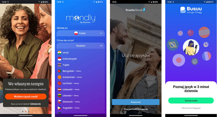 Mobilna nauka języków 