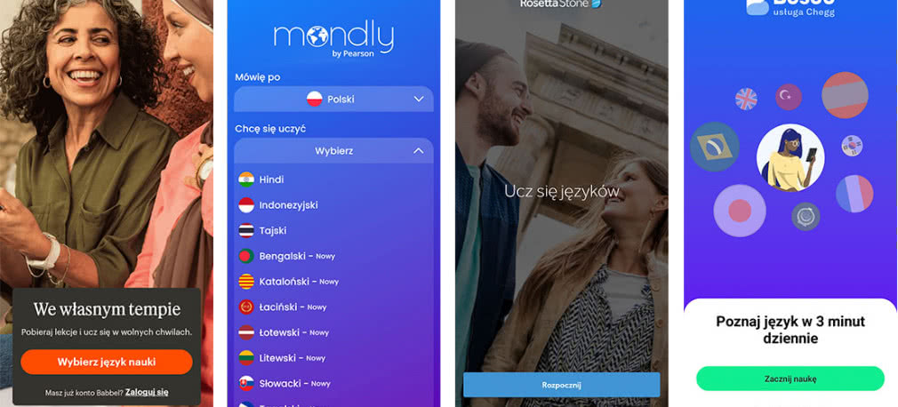 Mobilna nauka języków 