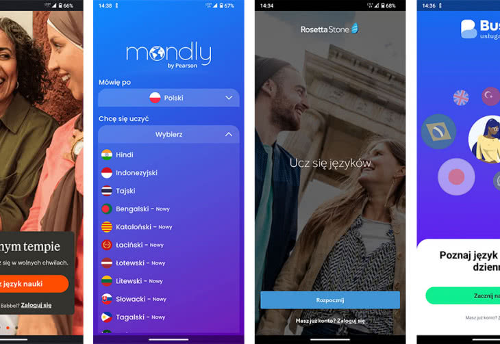 Mobilna nauka języków