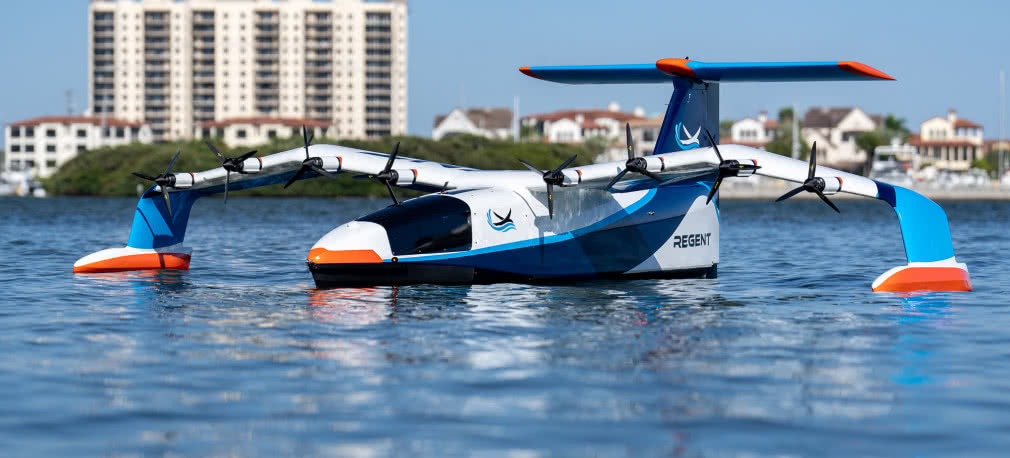 Elektryczny ekranoplan-wodolot pokazał co potrafi 