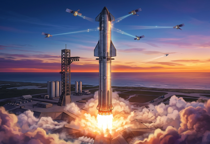 Trzynasty lot Starshipa: 33 silniki i satelity monitorujące osłonę cieplną
