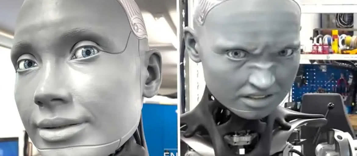 Ameca - robot z ludzką twarzą czy ludzka twarz robota?