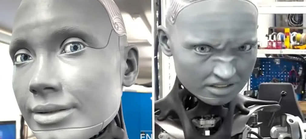 Ameca - robot z ludzką twarzą czy ludzka twarz robota?