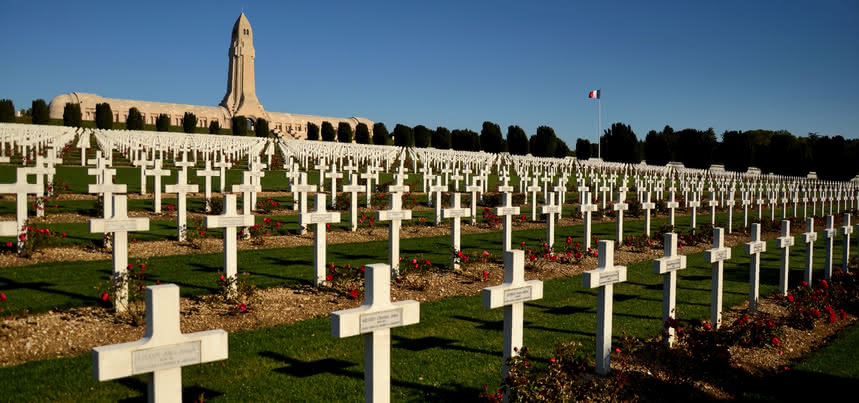Cmentarz ofiar bitwy pod Verdun podczas I wojny światowej