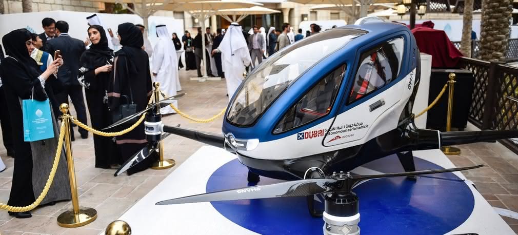 Nad pięknym, modrym Dubajem