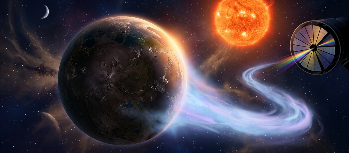 Hel potwierdza atmosferę na skalistej planecie LHS 1140 b