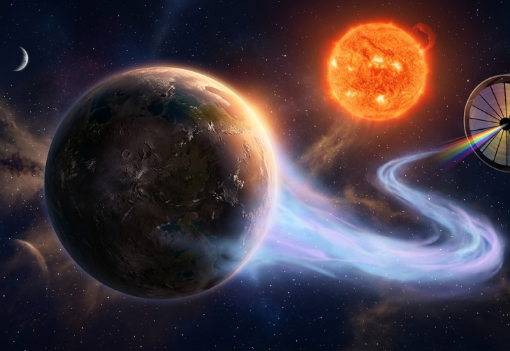 Hel potwierdza atmosferę na skalistej planecie LHS 1140 b