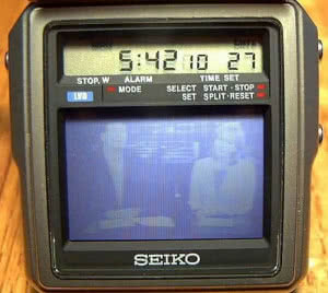 Mikrotelewizor Seiko z 1982 r.