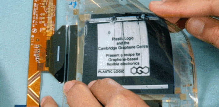 Grafenowy wyświetlacz Plastic Logic