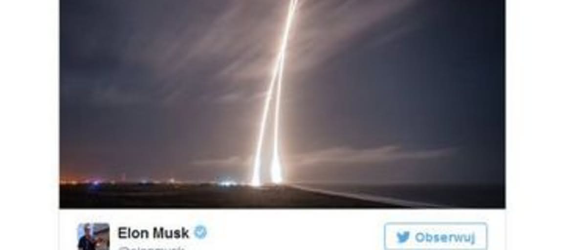 Rakieta SpaceX wylądowała