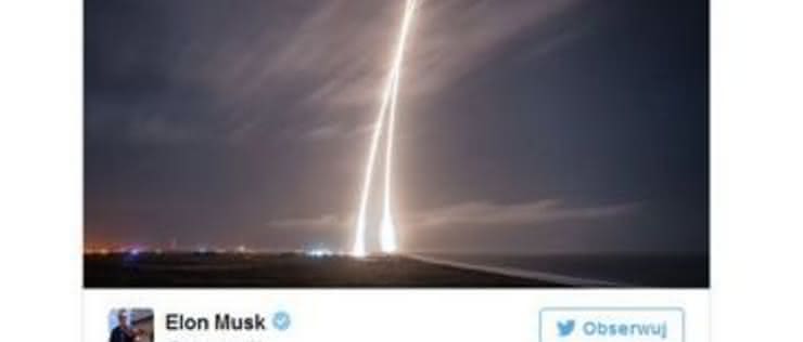Rakieta SpaceX wylądowała