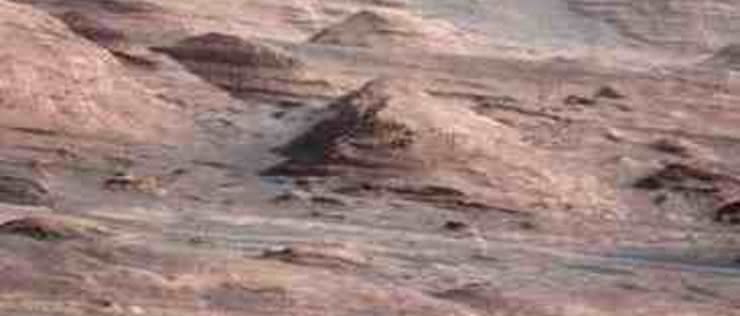 Łazik Curiosity - wspinaczka na górę Sharp