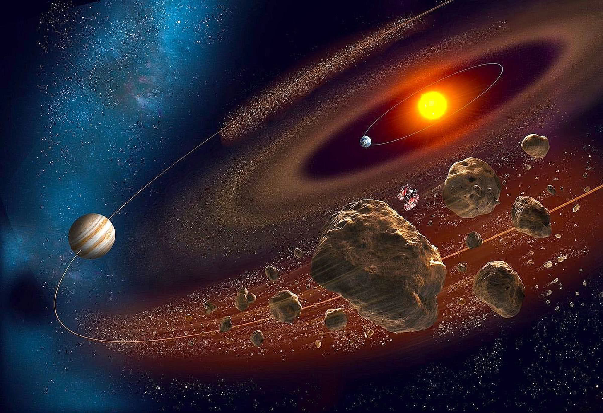 Маленькие планеты в космосе. Астероиды солнечной системы. Троянские астероиды Юпитера. Малые планеты солнечной системы астероиды. Астероиды солнечной системы троянца.