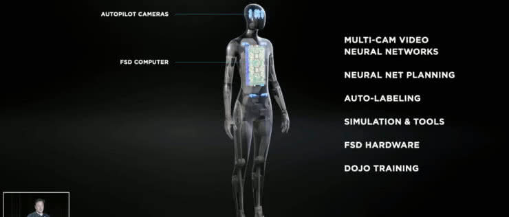 Humanoidalny Tesla Bot