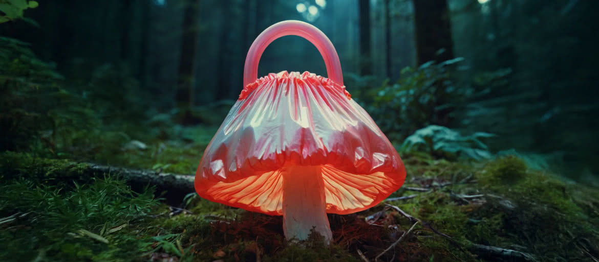 Folia z grzybów zamiast plastiku