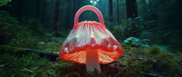 Folia z grzybów zamiast plastiku