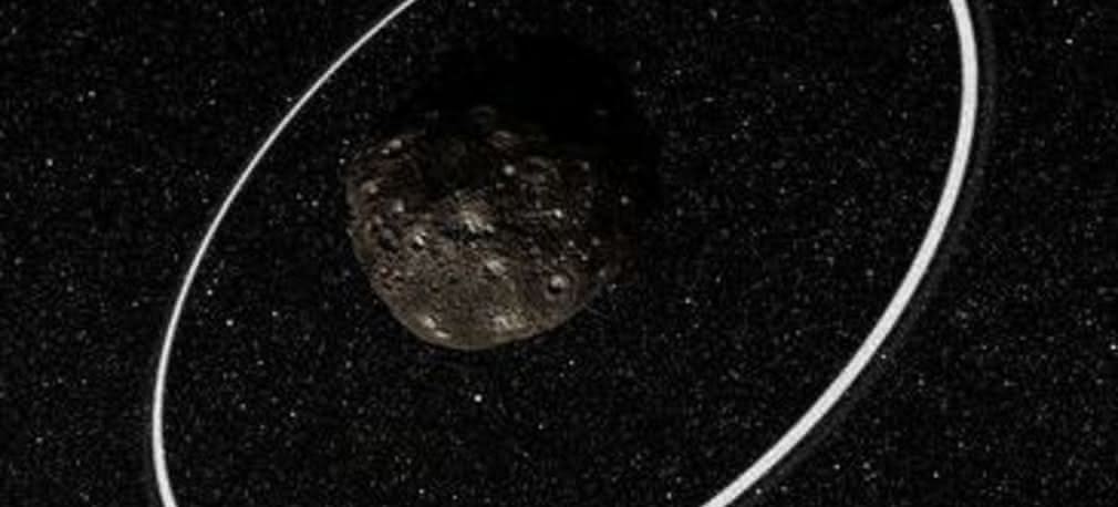 Pierścienie wokół planetoidy