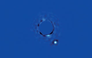 Pierwszy obraz z Gemini Planet Imager - układ Beta Pictoris b