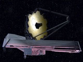  Jedna z wizualizacji teleskopu Jamesa Webba