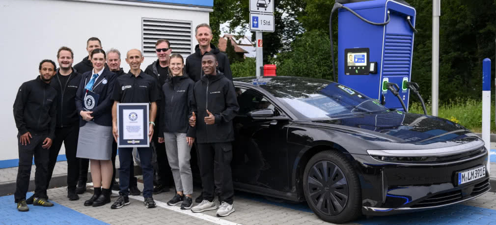 Rekord przejazdu elektrycznego samochodu osobowego na jednym ładowaniu