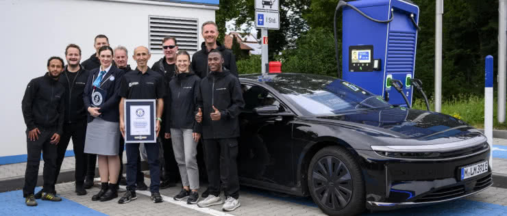 Rekord przejazdu elektrycznego samochodu osobowego na jednym ładowaniu