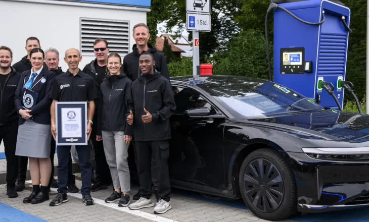 Rekord przejazdu elektrycznego samochodu osobowego na jednym ładowaniu