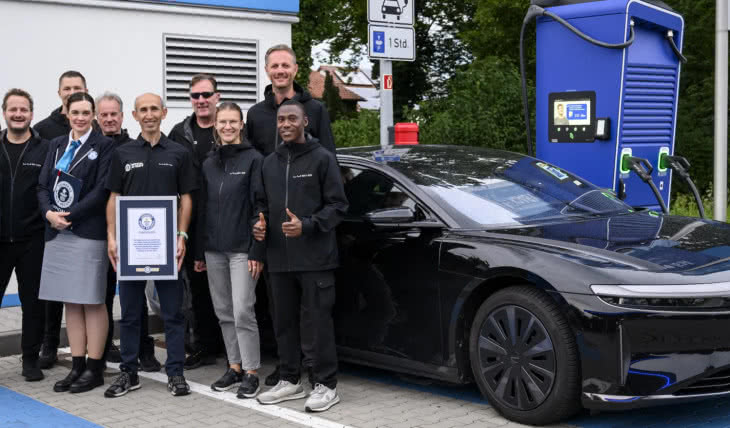 Rekord przejazdu elektrycznego samochodu osobowego na jednym ładowaniu