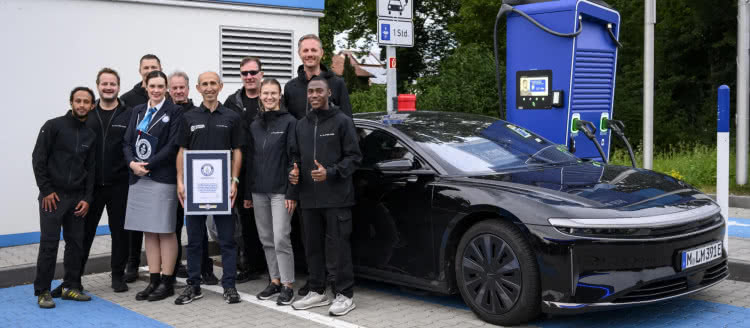 Rekord przejazdu elektrycznego samochodu osobowego na jednym ładowaniu