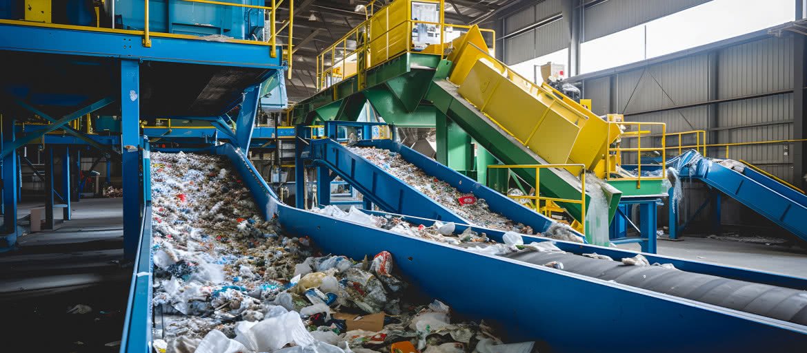 Automatyczne sortowanie plastikowych śmieci w zakresie podczerwieni
