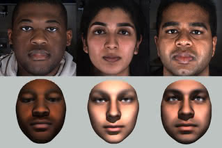 Porównanie twarzy i portretów wygenerowanych na podstawie badań DNA