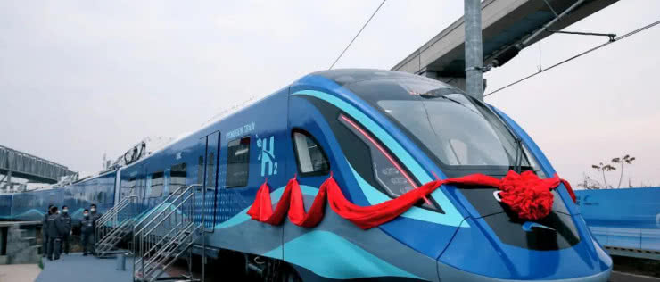 Najszybszy pociąg wodorowy zbudowano w Chinach 