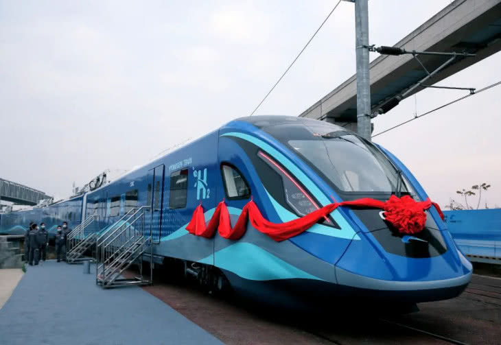 Najszybszy pociąg wodorowy zbudowano w Chinach 