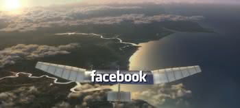 Facebookowy dron - wizualizacja