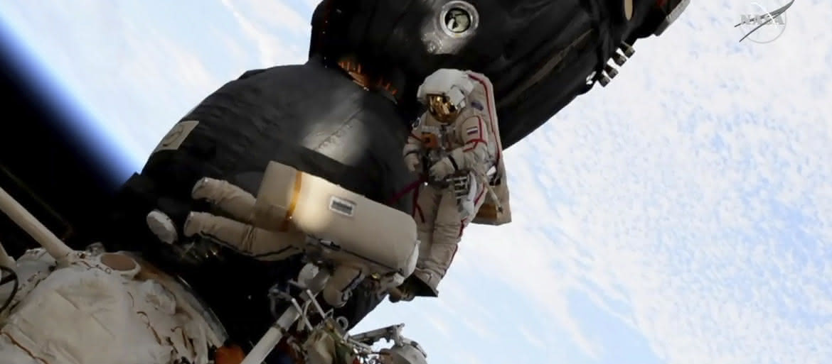 Kosmonauta: otwór wykonano od wewnątrz Sojuza