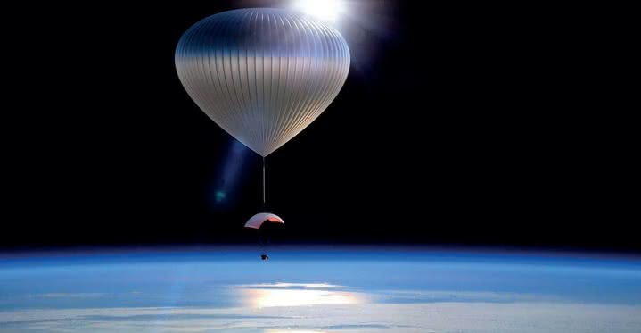 Balon orbitalny - wizualizacja