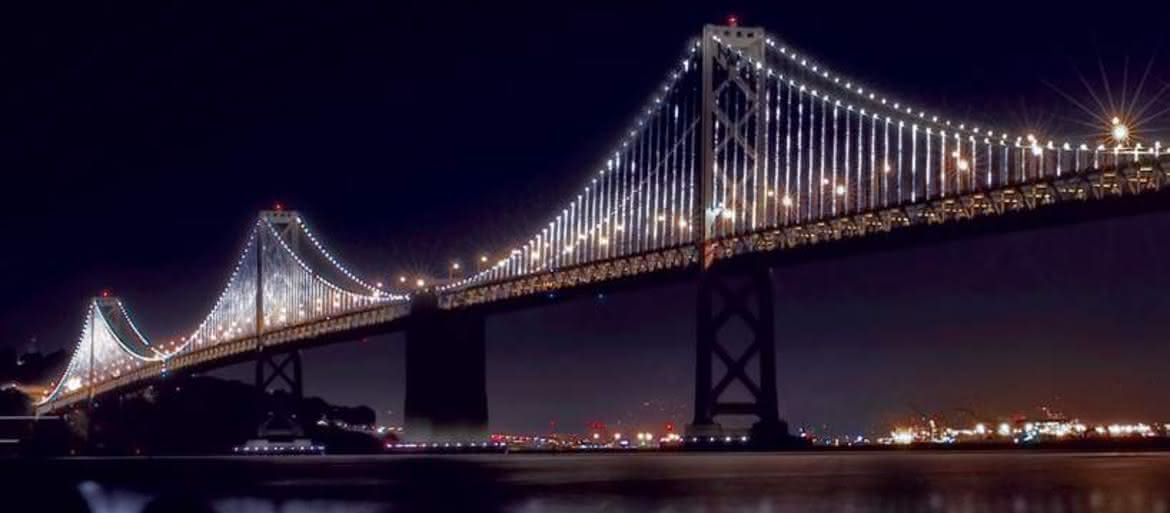 Most w San Francisco rozbłyśnie tysiącami LED-ów
